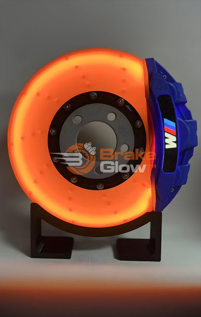 Modern tasarımlı BrakeGlow dekoratif fren diski ışıklandırma
